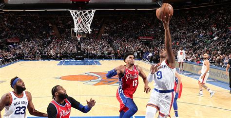 76ers vs Knicks, October 26, 2021 .